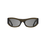 The Row Sunglasses B Clear Green / Grey