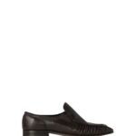 The Row Soft Moccasin Two Lacquer Brown
