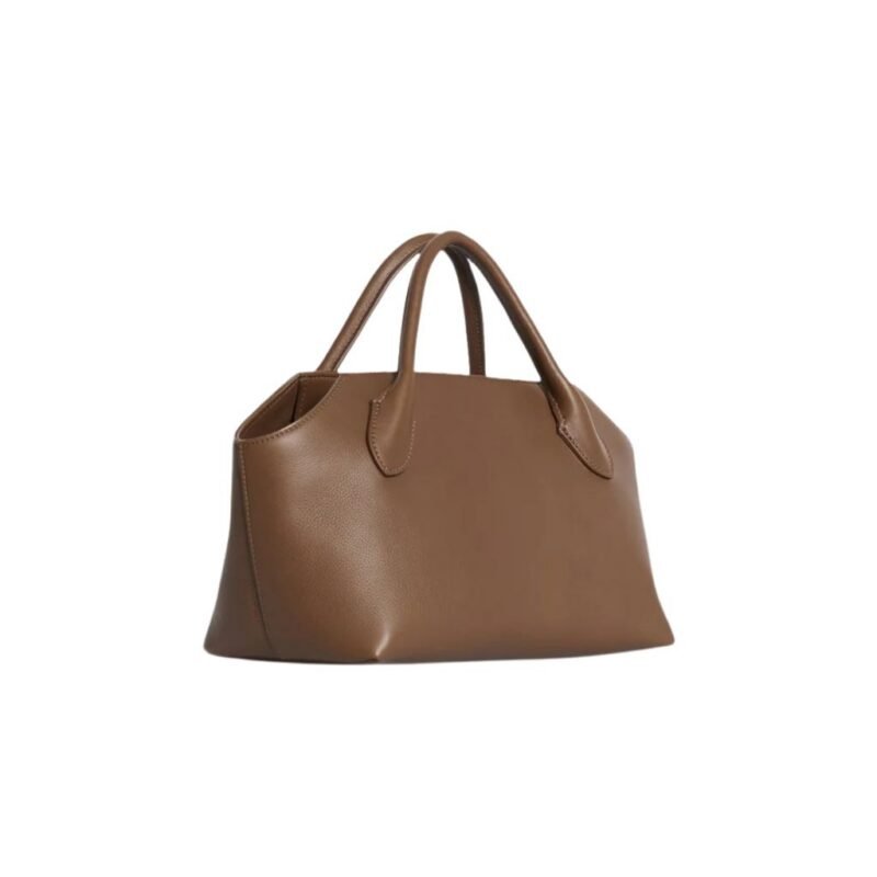 The Row Terrasse Bauletto Bag Tawny Brown