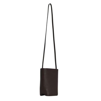 The Row N/S Park Crossbody Bag Deep Brown