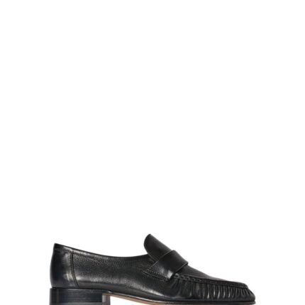The Row Soft Loafer Black