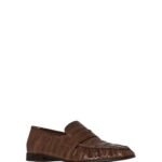 The Row Soft Loafer Light Brown