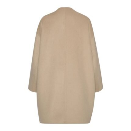 The Row Verlain Coat Light Pebble