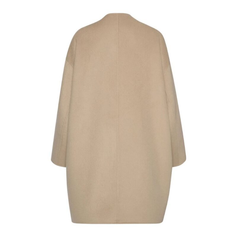 The Row Verlain Coat Light Pebble