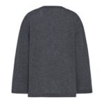 The Row Pever Top Charcoal Melange