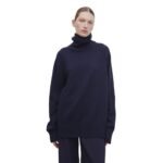 The Row Stepny Turtleneck Dark Navy