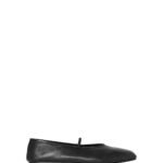 The Row Elastic Ballet Slipper Black