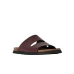 The Row Band Sandal Burgundy