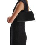 The Row Dalia Baguette Black