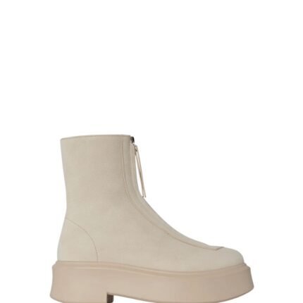 The Row Zipped Boot I Beige