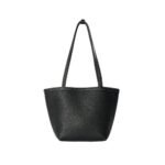 The Row Medium Park Tote Stitch Bag Black
