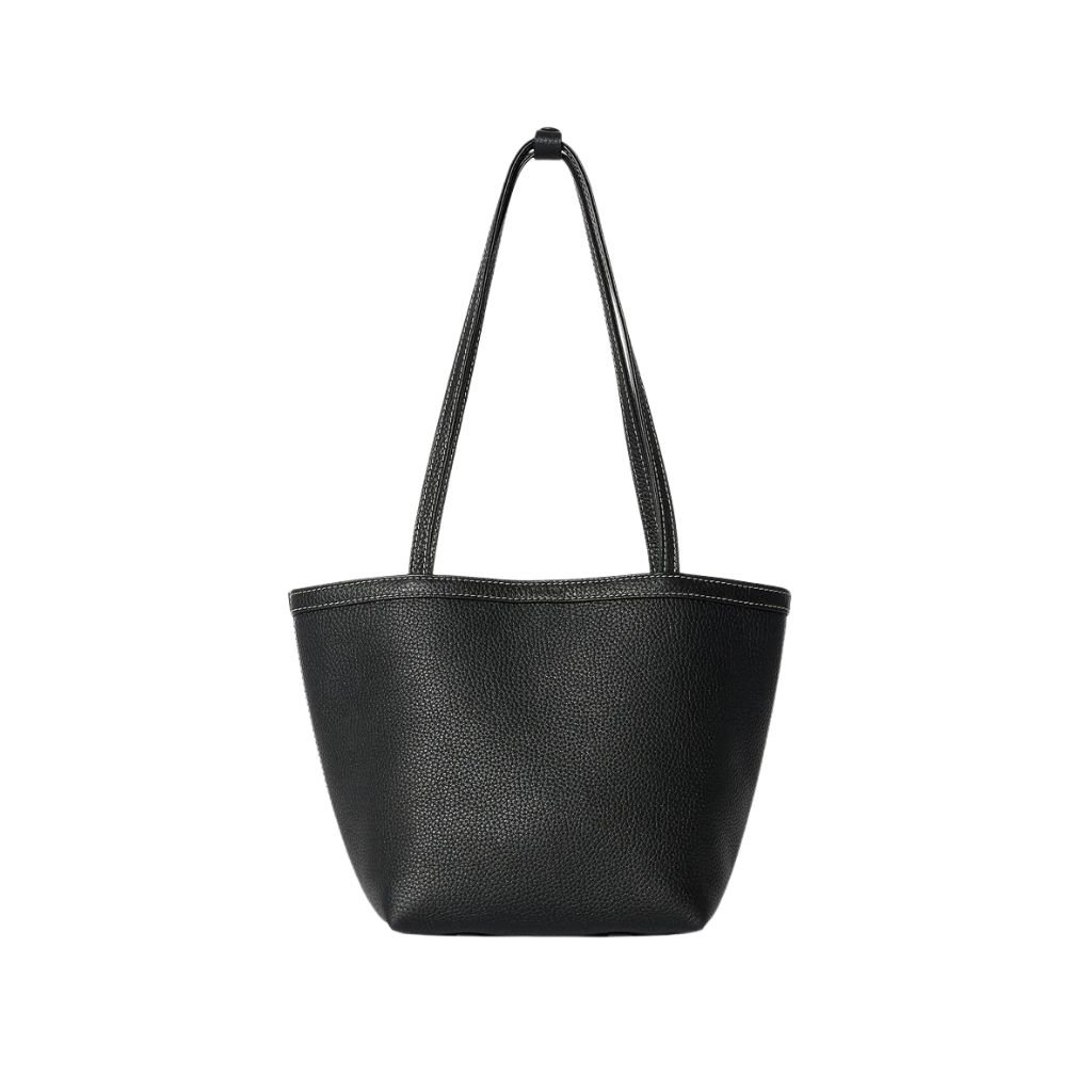 7 The Row Medium Park Tote Stitch Bag Black
