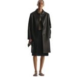 The Row Cintia Coat Black