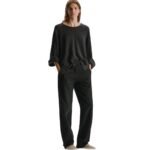 The Row Pever Top Charcoal Melange