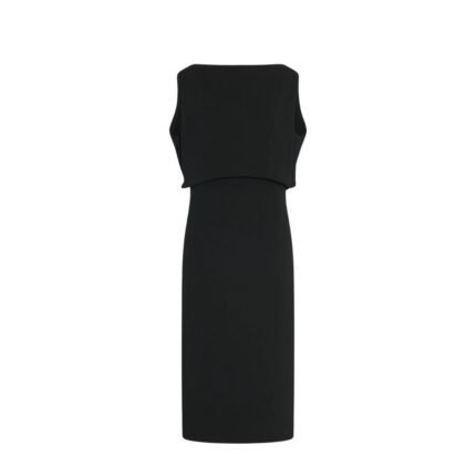 The Row Paran Dress Black