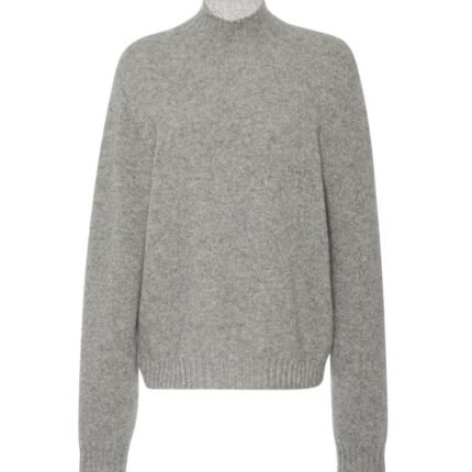 The Row Kensington Turtleneck Medium Heather Grey