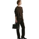 The Row Marcel Bag Deep Brown
