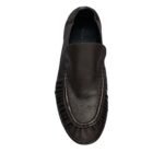 The Row Soft Moccasin Two Lacquer Brown