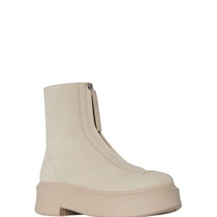 The Row Zipped Boot I Beige