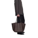 The Row XL Park Tote Bag Deep Brown