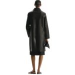 The Row Cintia Coat Black