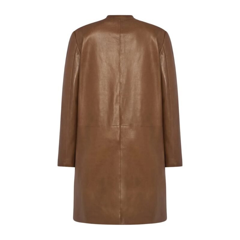 The Row Clarisa Coat Oak Brown
