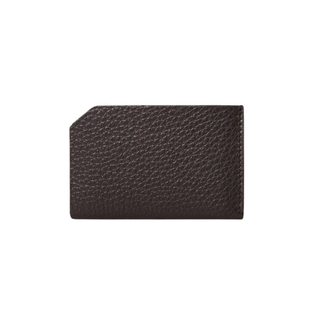 9 The Row Men CC Wallet Dark Brown