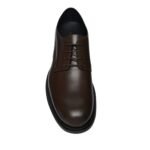 The Row Novus Derby Shoe Dark Brown