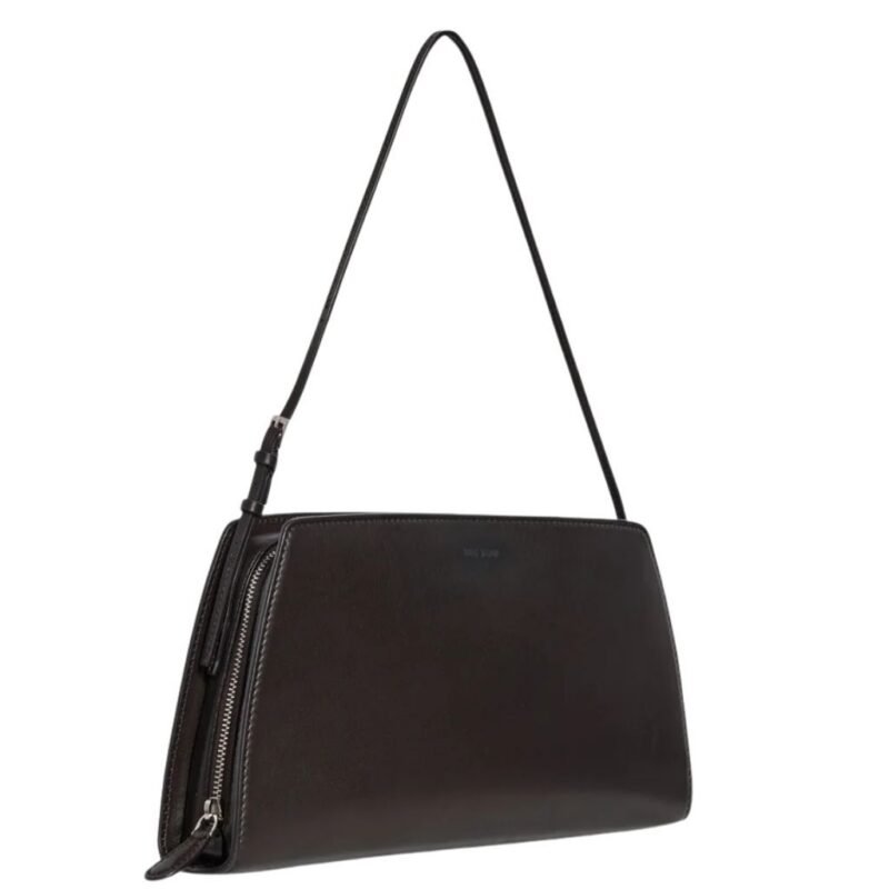 The Row Dalia Baguette Walnut Shadow