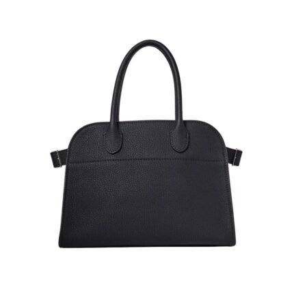 The Row Soft Margaux 10 Bag Black