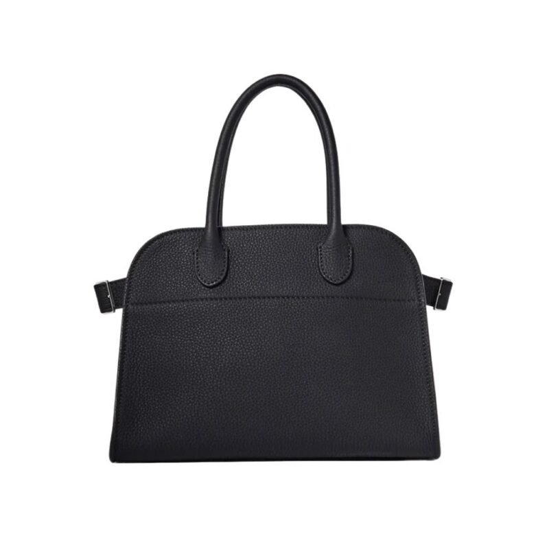 The Row Soft Margaux 10 Bag Black