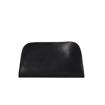 The Row Peggy Clutch Black