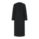 The Row Arista Coat Black