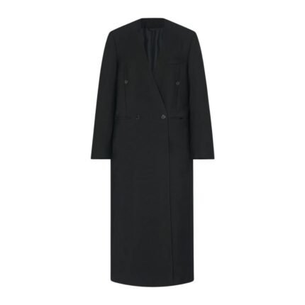 The Row Arista Coat Black