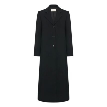 The Row Bertrand Coat Black