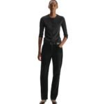The Row Alena Top Dark Grey