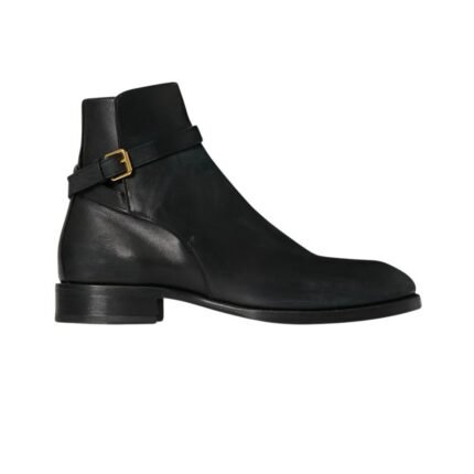 The Row Nobilis Buckle Boot Black