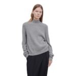 The Row Kensington Turtleneck Medium Heather Grey