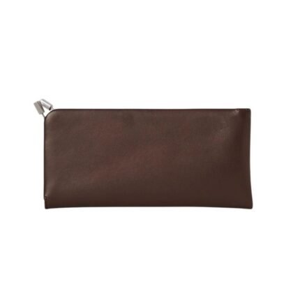 The Row Clasp Sunglasses Case Brown Melange