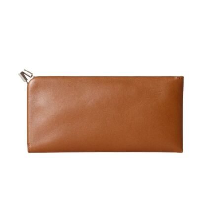 The Row Clasp Sunglasses Case Cuir