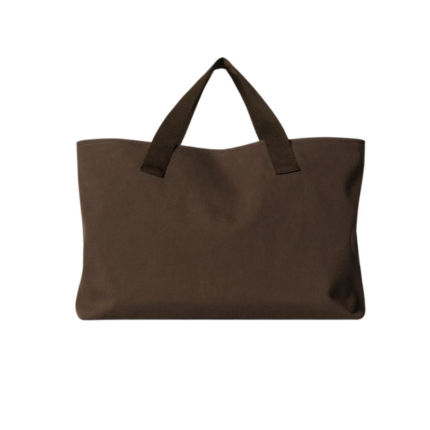 The Row Medium Brian Tote Bag Dark Brown