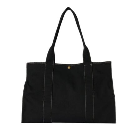The Row Sisal Shoulder Bag Black