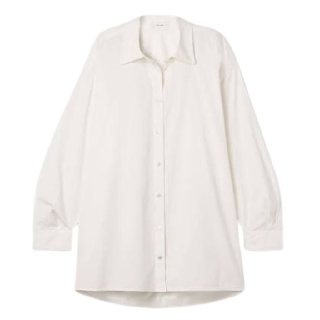 Untitled design (9) The Row Luka Shirt White