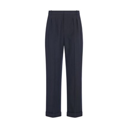 The Row Tavel Pant Midnight Blue