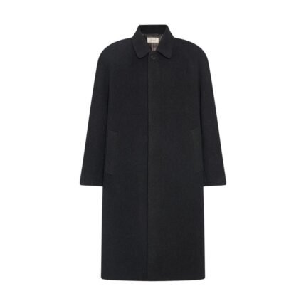 The Row Perlin Coat Dark Charcoal