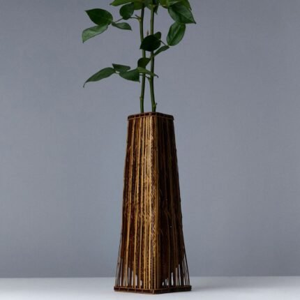 The Row Bamboo Shower” Triangular Flower Basket