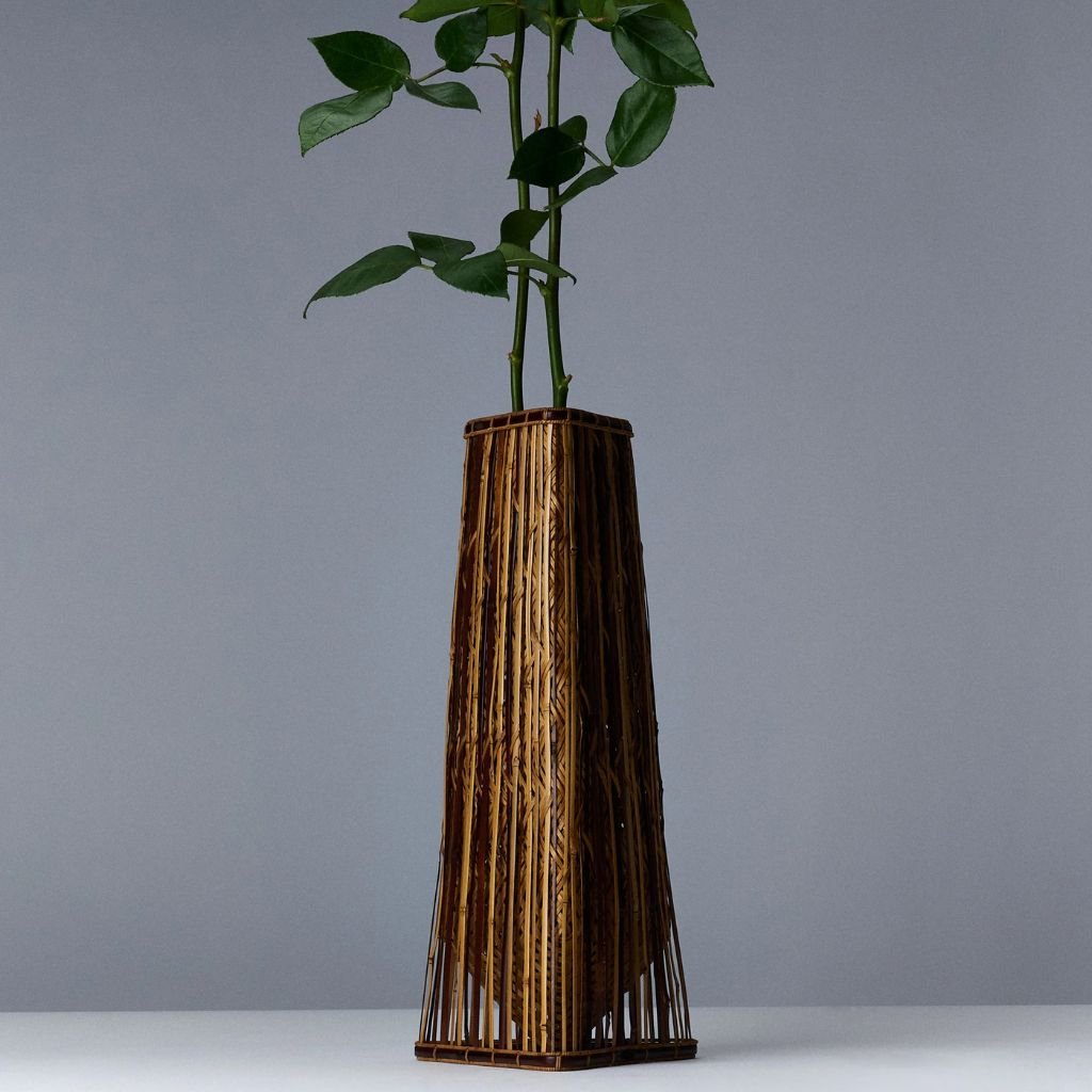 10 The Row Bamboo Shower” Triangular Flower Basket