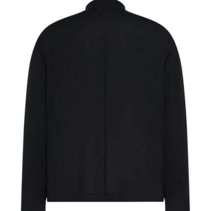 The Row Delsie Mock Neck Top Black