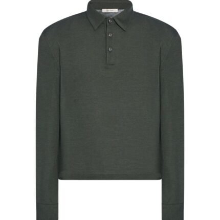 The Row Reyes Top Dark Military Green