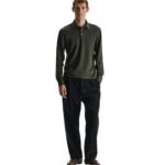 The Row Reyes Top Dark Military Green